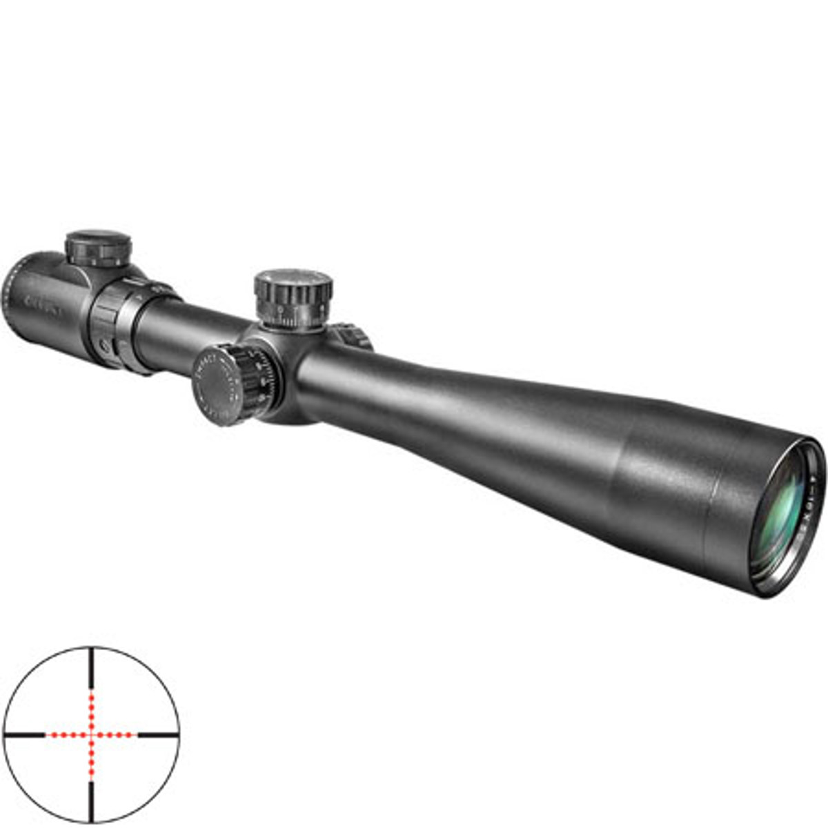 

Barska 3.5-10x40 Swat Riflescope, Illum Mil Dot Ret, Side Parallax, 30mm Tube