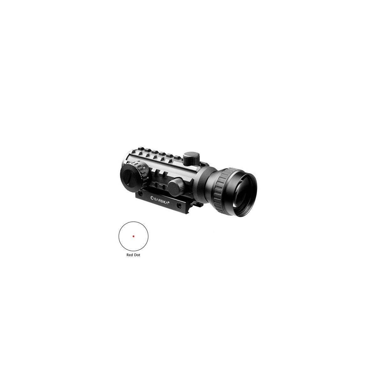 

Barska 2x30 Electro Sight Riflescope, Illum 5 MOA Red Dot Ret, Picatinny Mount