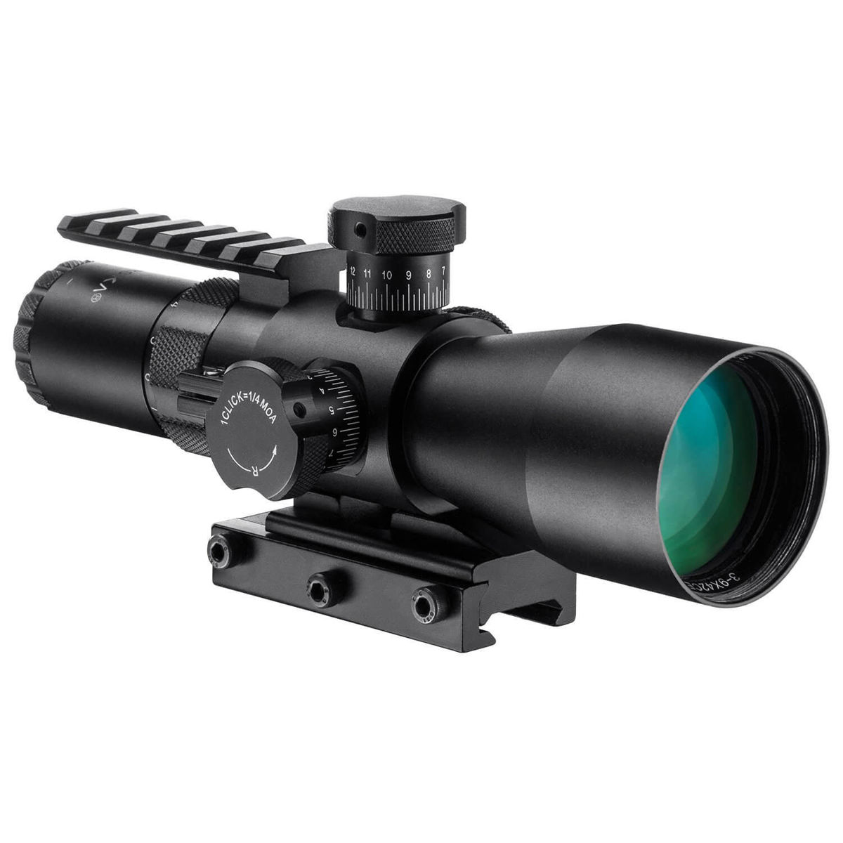 

Barska 3-9x42 Contour Riflescope with Rail Mount, Illum Mil-Dot, 1" Tube