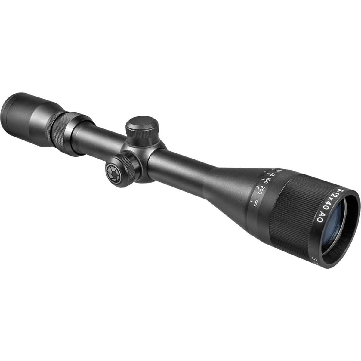 

Barska 3-12x40 AO Airgun Riflescope, 30/30 Reticle, Adjustable Objective, Black
