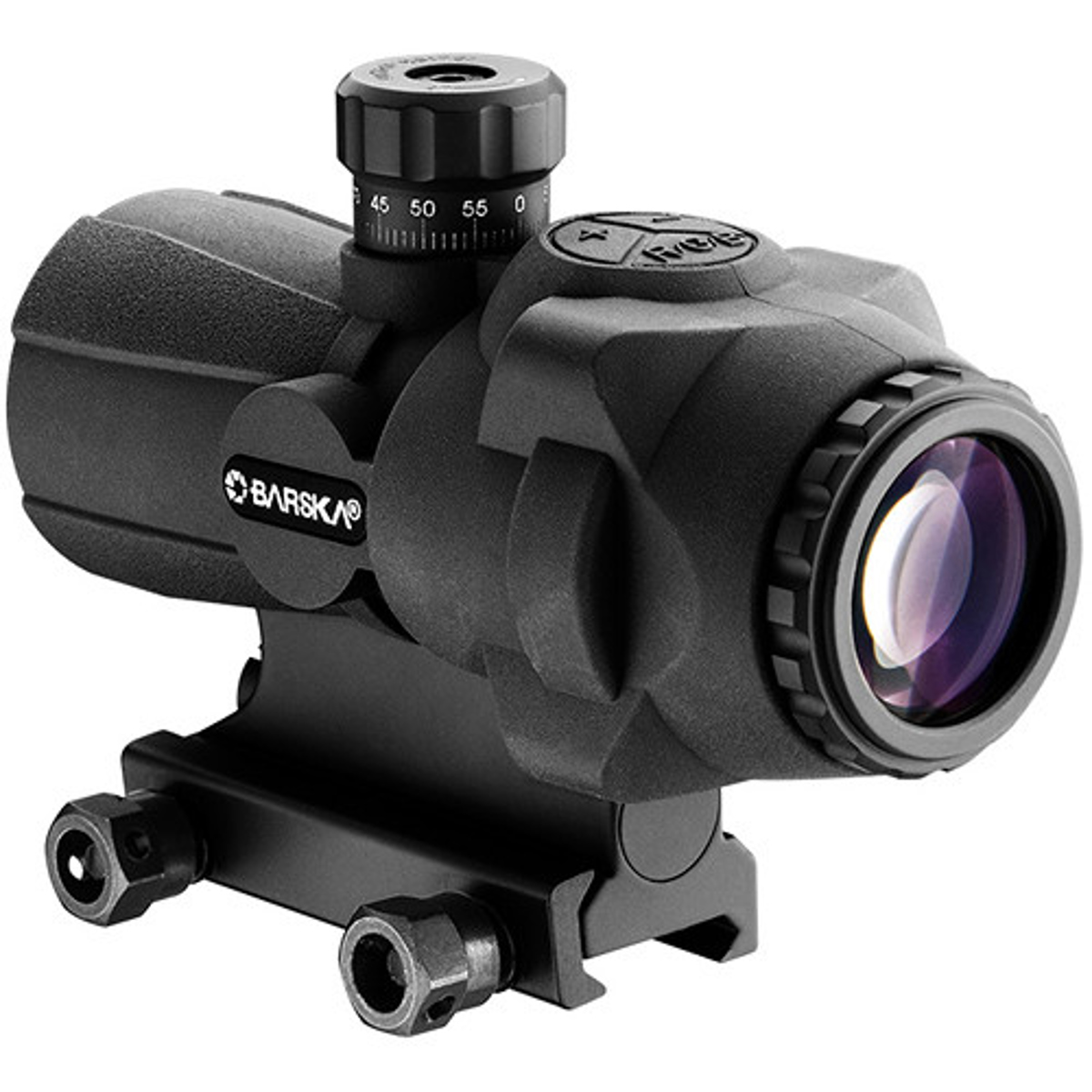 

Barska 3x30 AR-X PRO Prism Rubber Armored Riflescope, Illum Cross Dot, Black