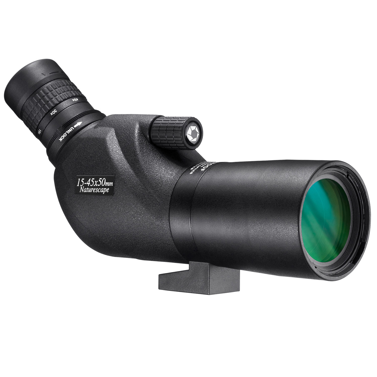 

Barska 15-45x50 Naturescape Water Proof Angled Spotting Scope, Black