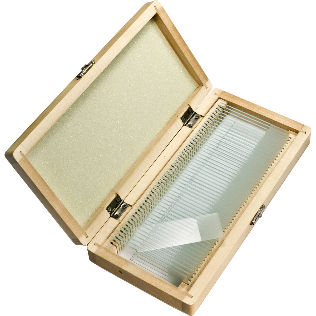 Image of Barska Prepared Microscope Slides with Wooden Case