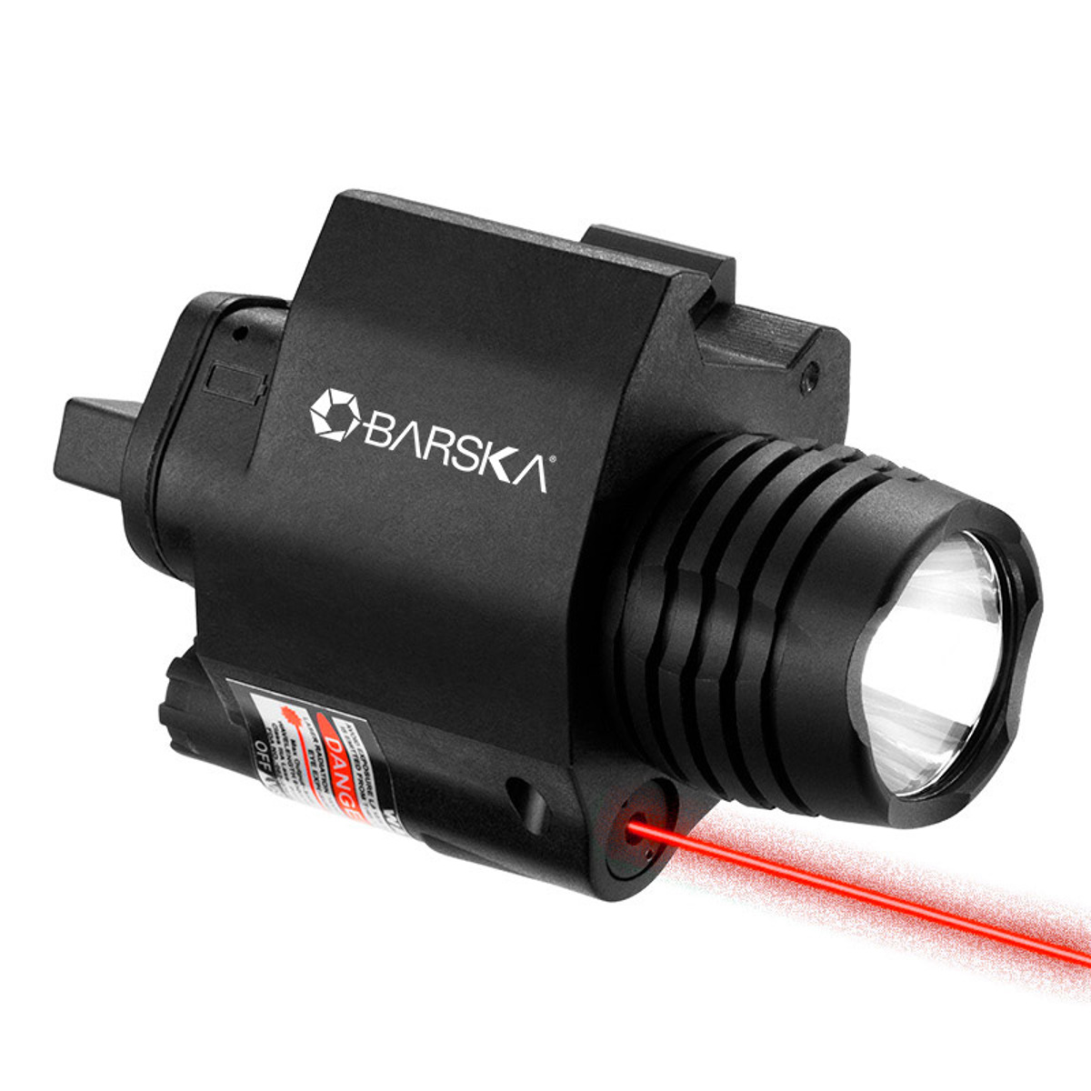 

Barska 5mW Red Laser Sight with 200 Lumen Flashlight, Integrated Picatinny Mount
