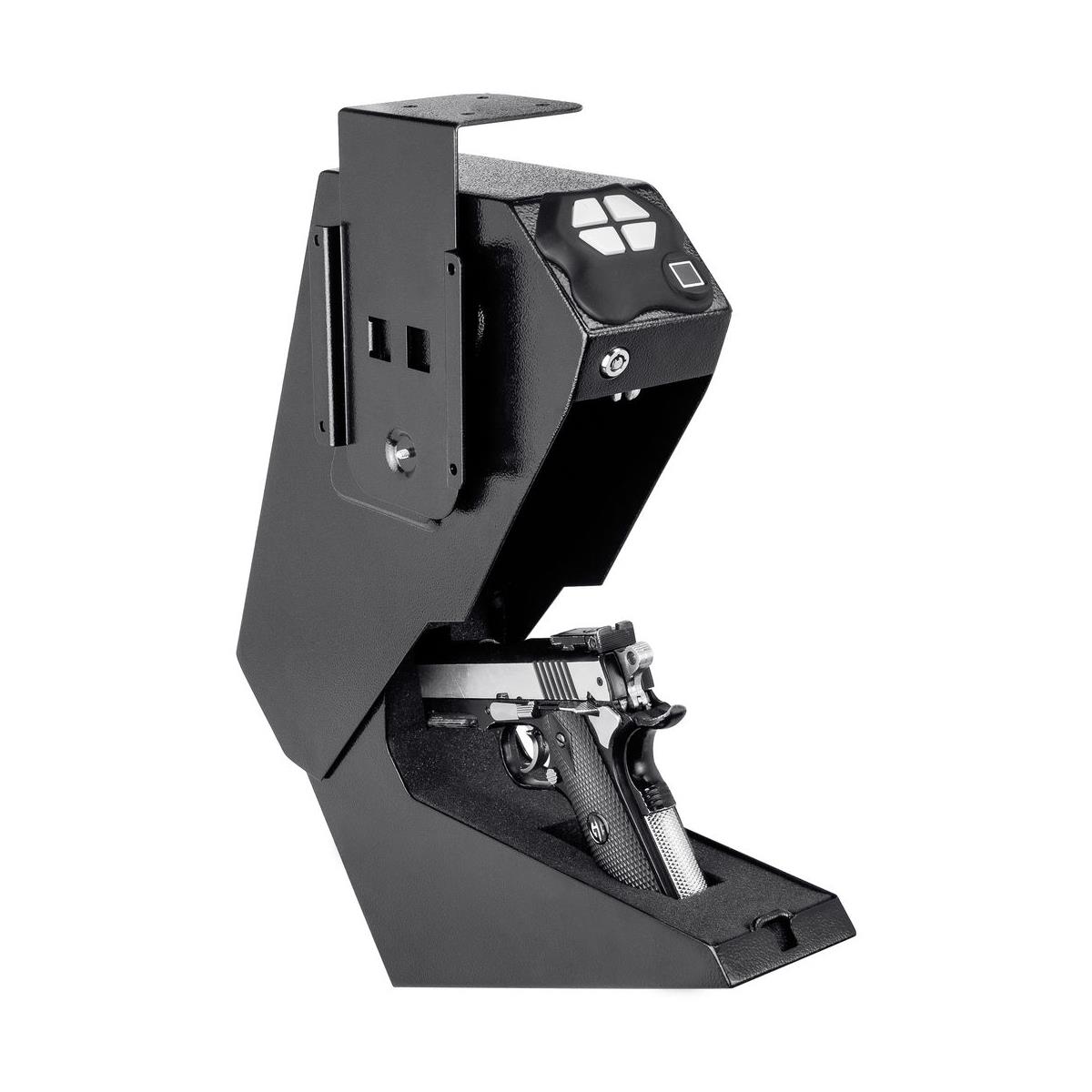 Image of Barska Quick Access Handgun Desk Biometric Keypad Safe