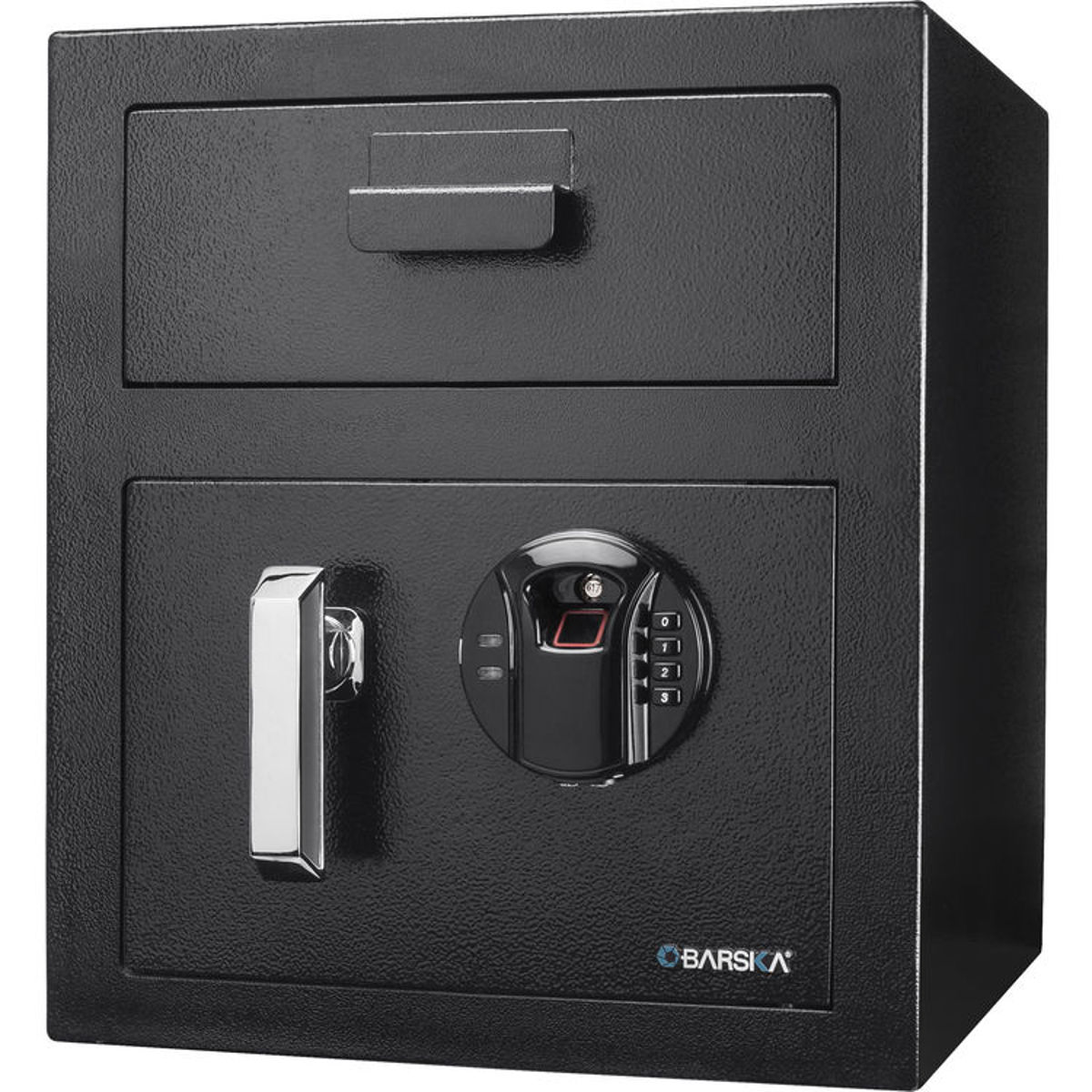 Image of Barska Biometric Keypad Depository Safe