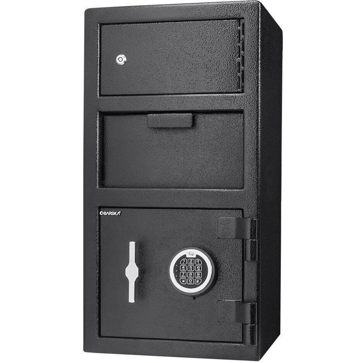 

Barska 0.72/0.78 Cubic Foot Locker Keypad Depository Safe