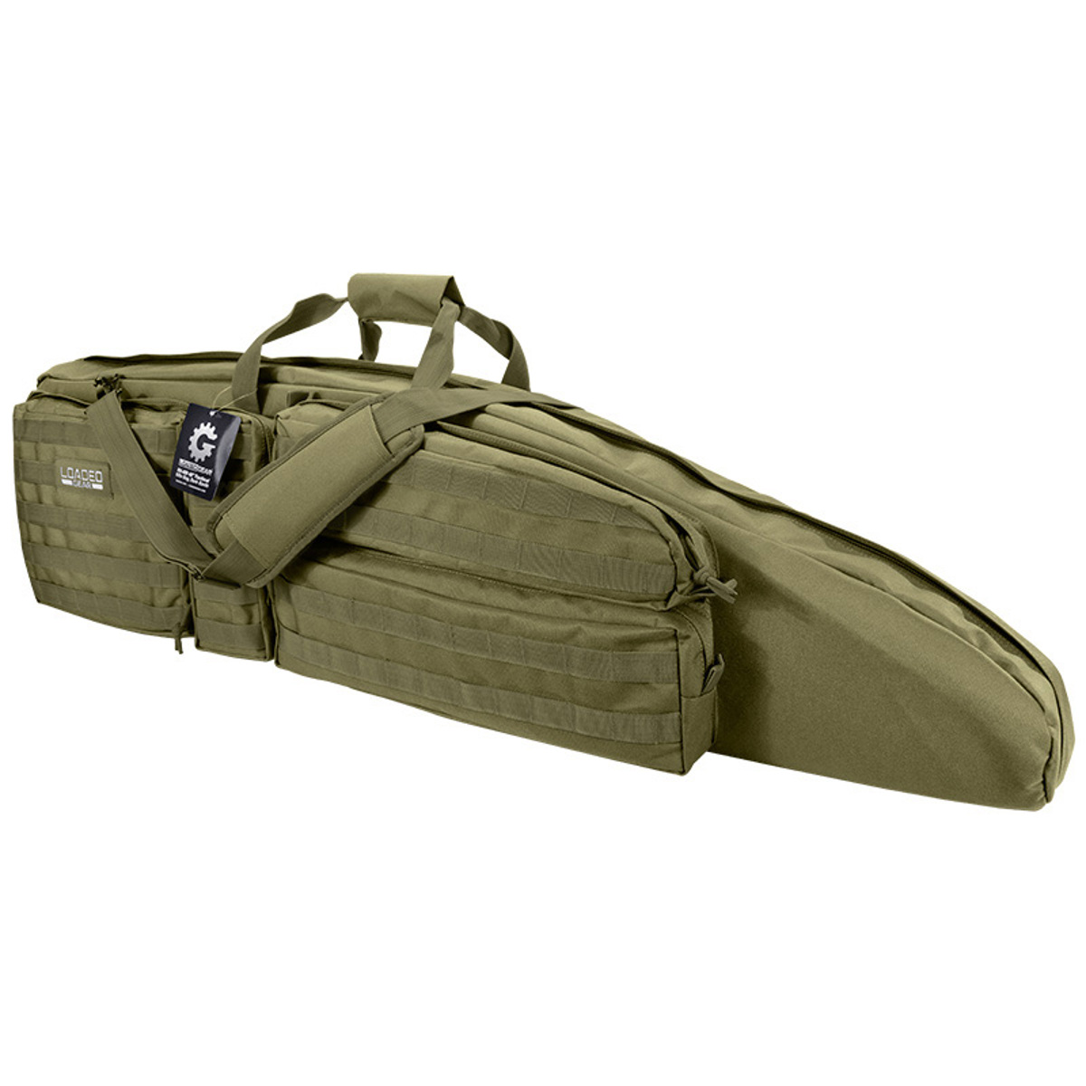 

Barska Loaded Gear RX-400 48" Soft Tactical Dual Rifle Bag, OD Green