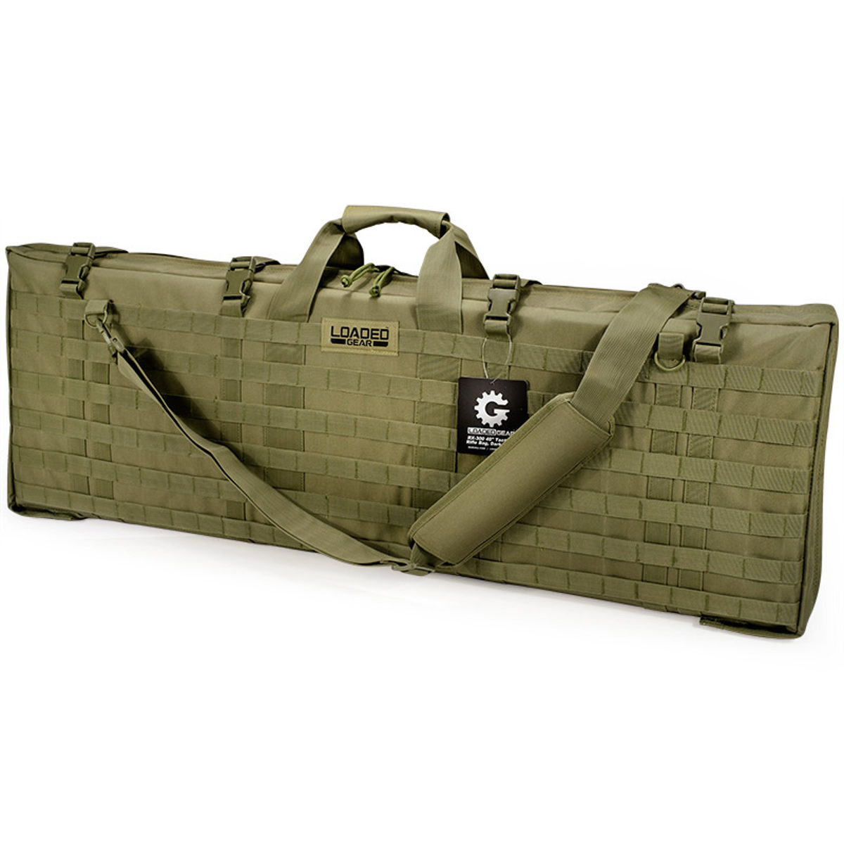 

Barska Loaded Gear RX-300 40" Soft Tactical Dual Rifle Bag, OD Green