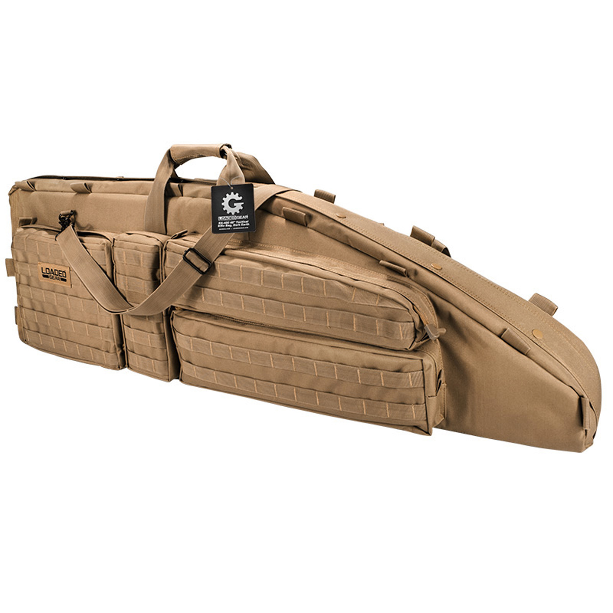 

Barska Loaded Gear RX-600 46" Tactical Soft Dual Rifle Bag, Flat Dark Earth