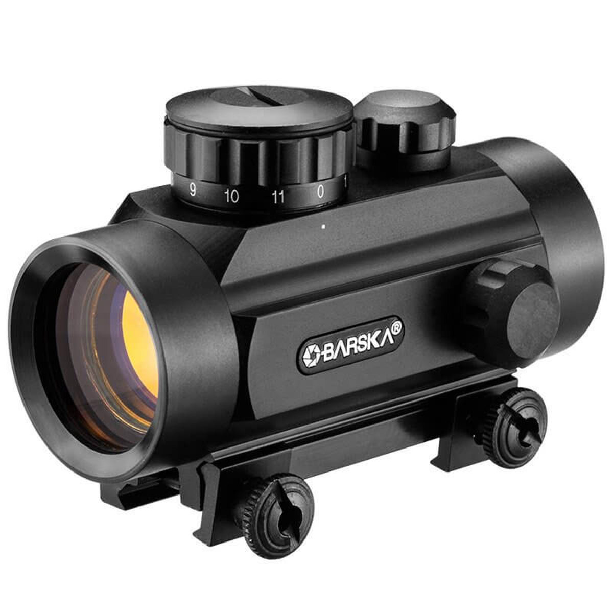 Image of Barska 1x30 Red Dot Scope with Illuminated 5 MOA Dot Reticle