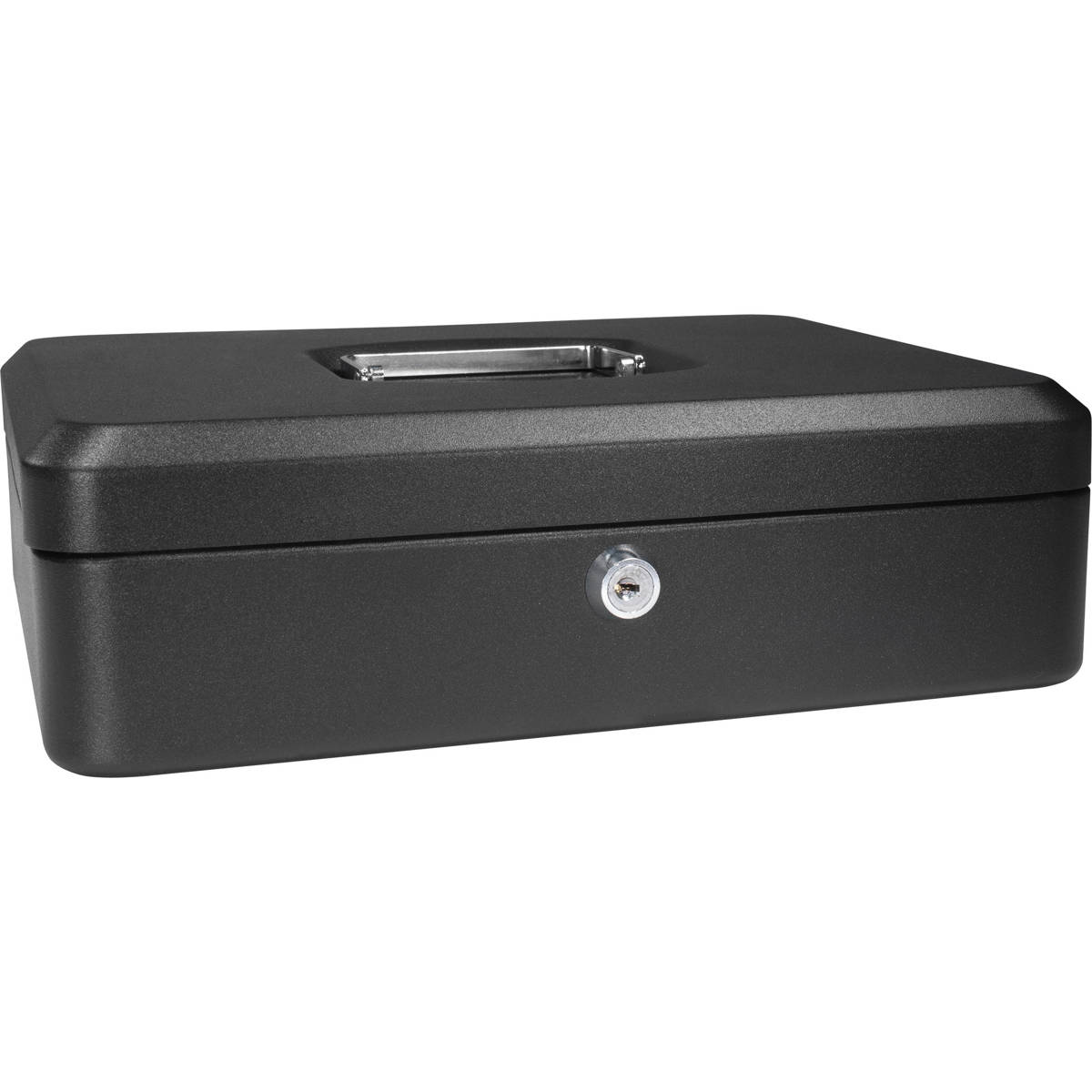 

Barska 12" Cash Box with Key Lock, Black