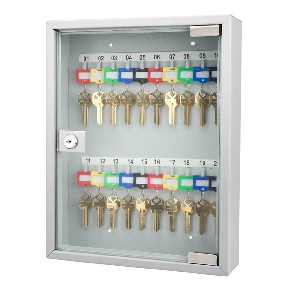 Image of Barska 20 Position Key Cabinet with Glass Door