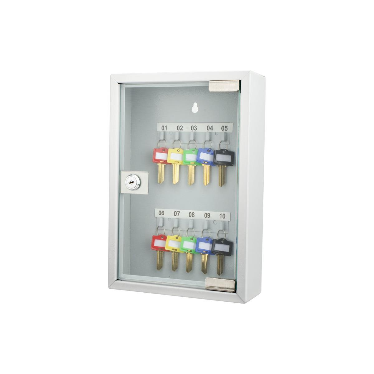 Image of Barska 10 Position Key Cabinet with Glass Door