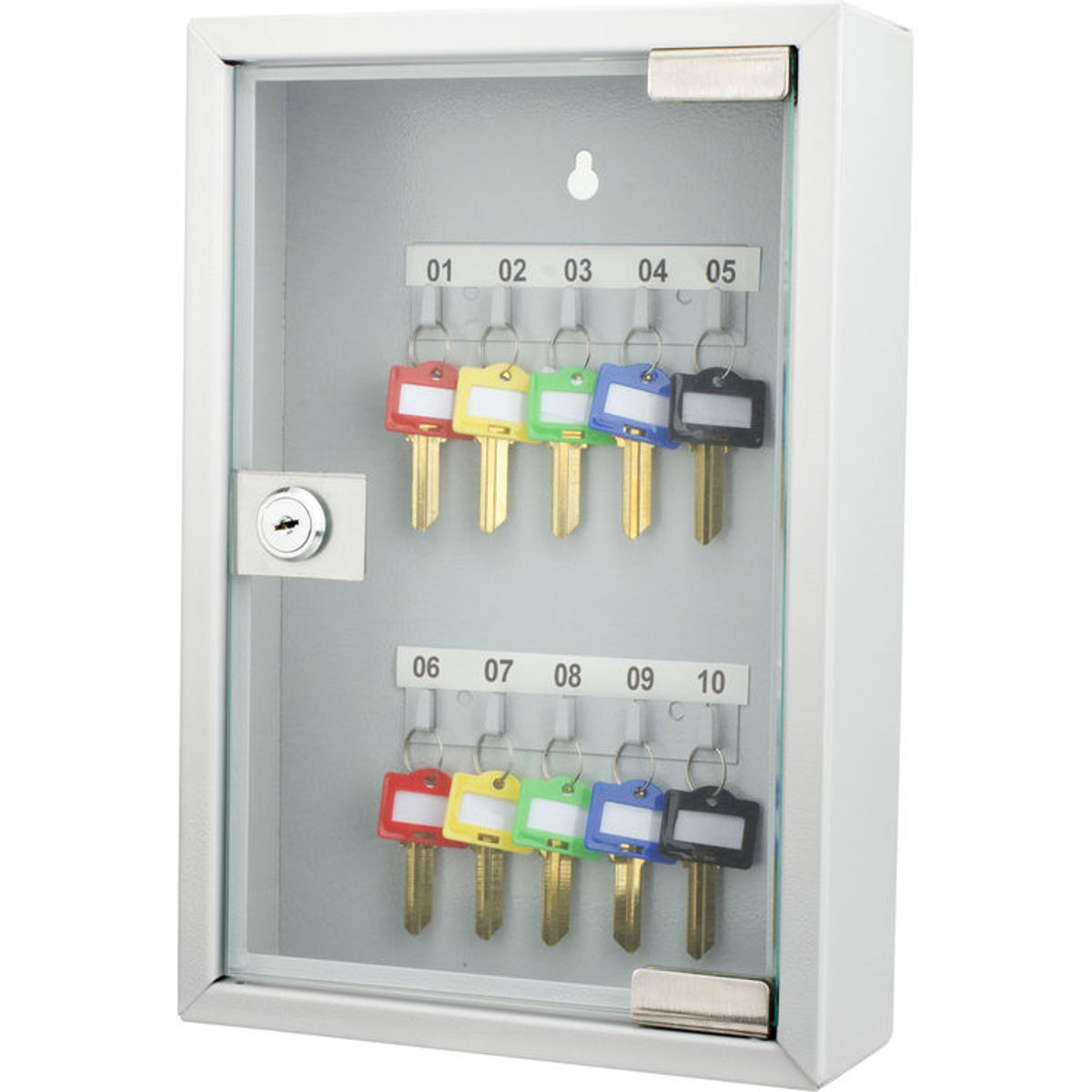 Image of Barska 10 Position Key Cabinet with Glass Door