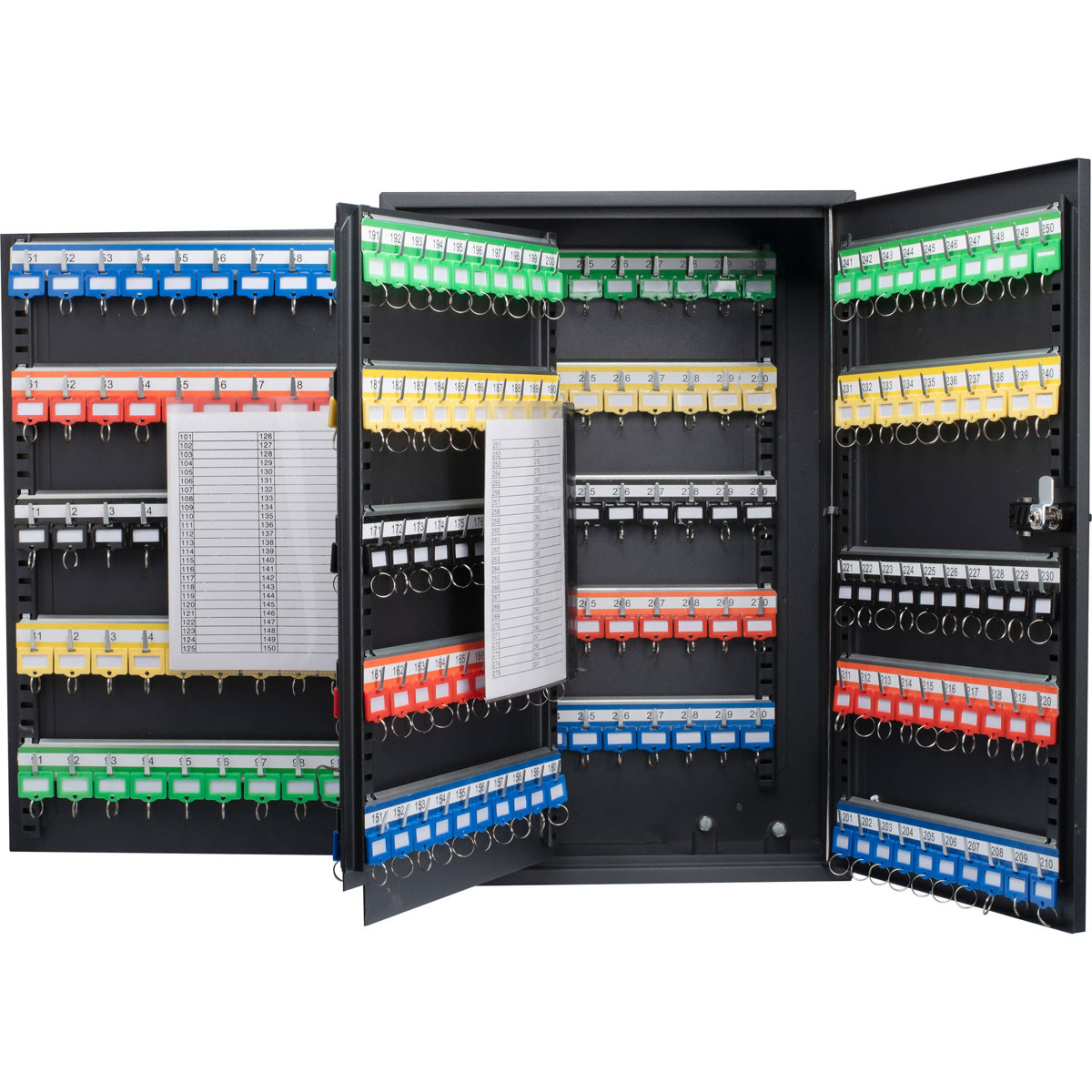 

Barska 300 Position Adjustable Key Cabinet with Combination Lock, Black