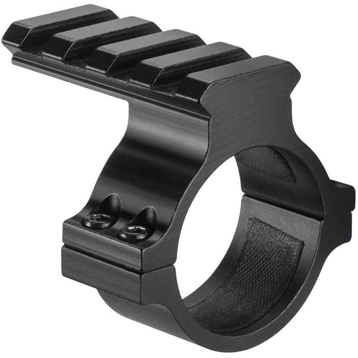 

Barska 30mm Aluminum Scope Mounting Ring with Picatinny Top Rail, Matte Black