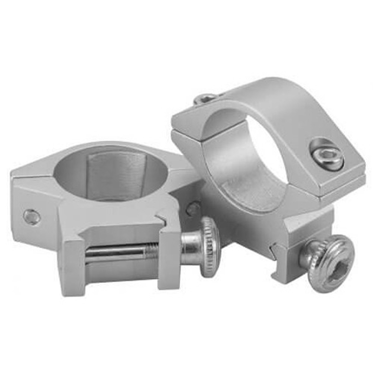 

Barska 1" Medium Aluminum Weaver Style Scope Mounting Ring, Silver, 2-Pack