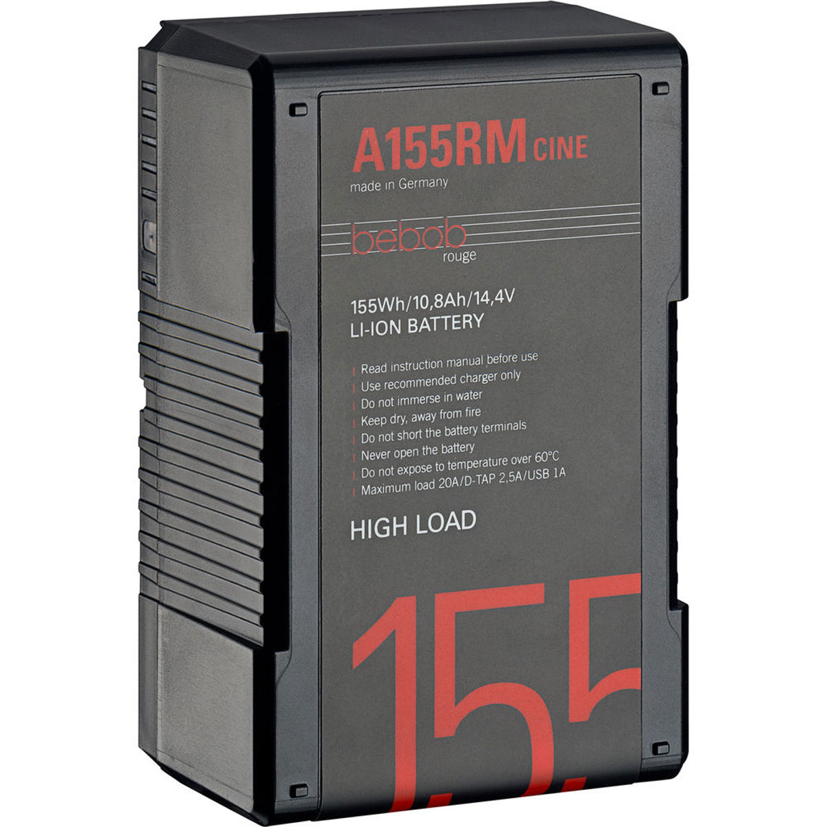 Image of bebob A155RM-CINE 14.4V 155Wh 3-Stud Gold Mount Rechargeable Li-Ion Battery