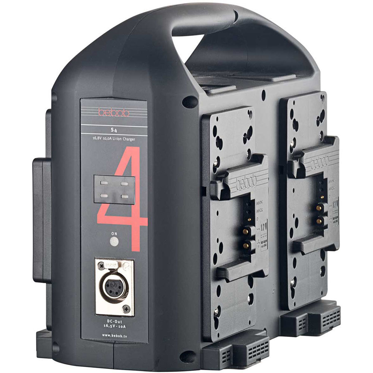 

bebob BS4 4-Channel B-Mount Simultaneous Charger with 165W DC-Output