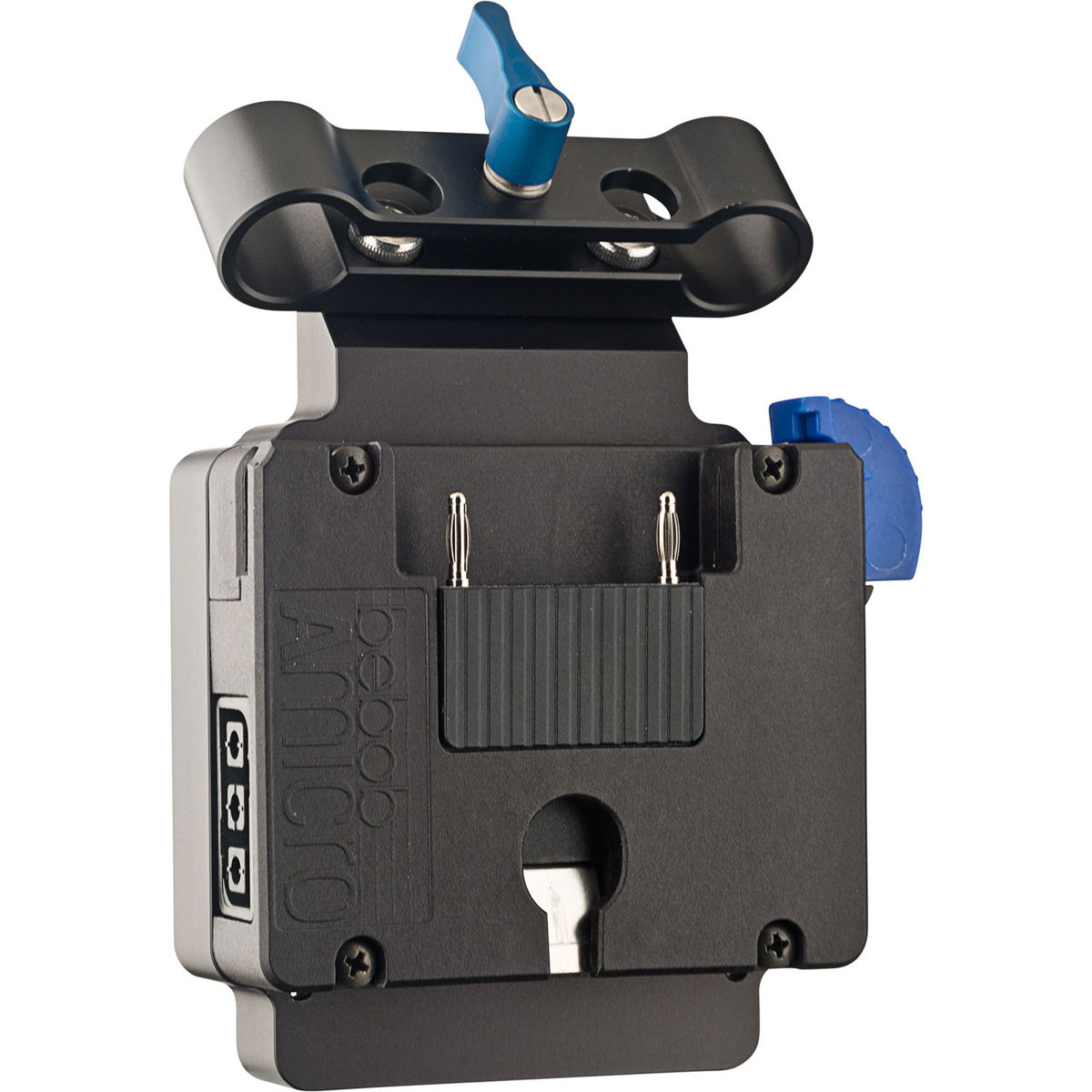 

bebob Amicro Battery-Adapter for 15mm Rods with 2 Twist D-Tap