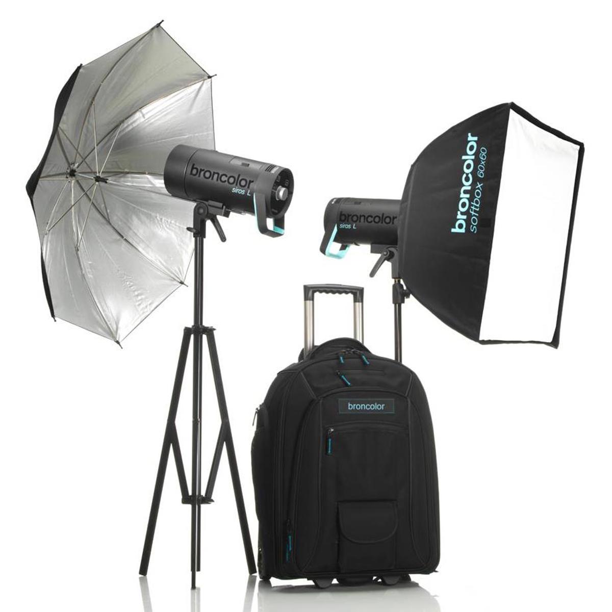 Photos - Studio Lighting KIT Broncolor Siros 400 L Battery Powered Outdoor 2-Monolight  2 B-31.750.0 