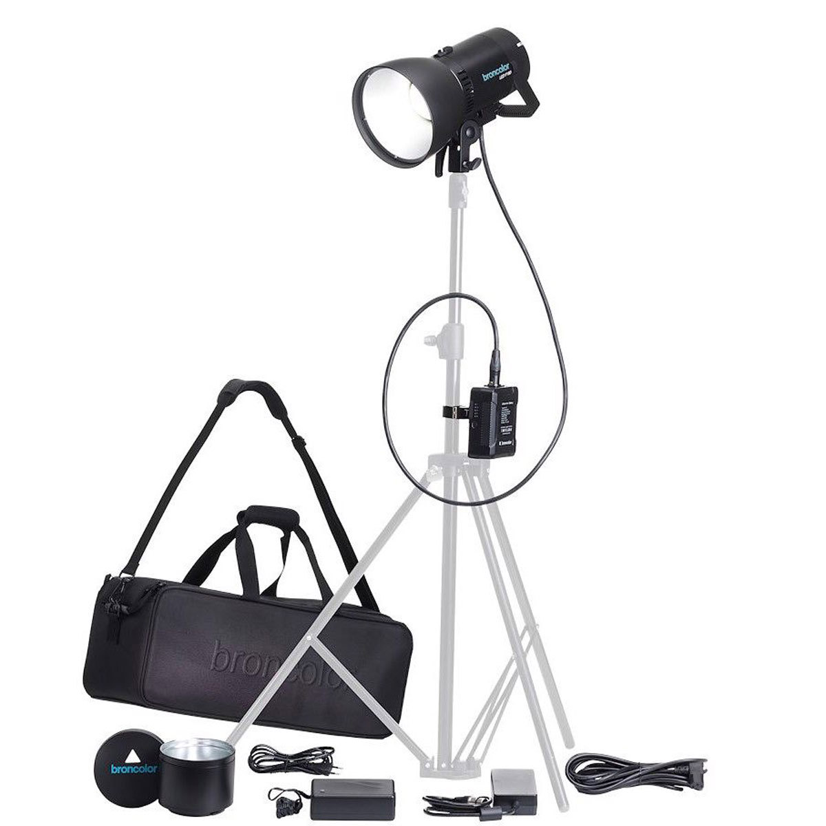

Broncolor LED F160 Versatility Kit with F160 LED, 2x Reflector, Li-Ion Battery