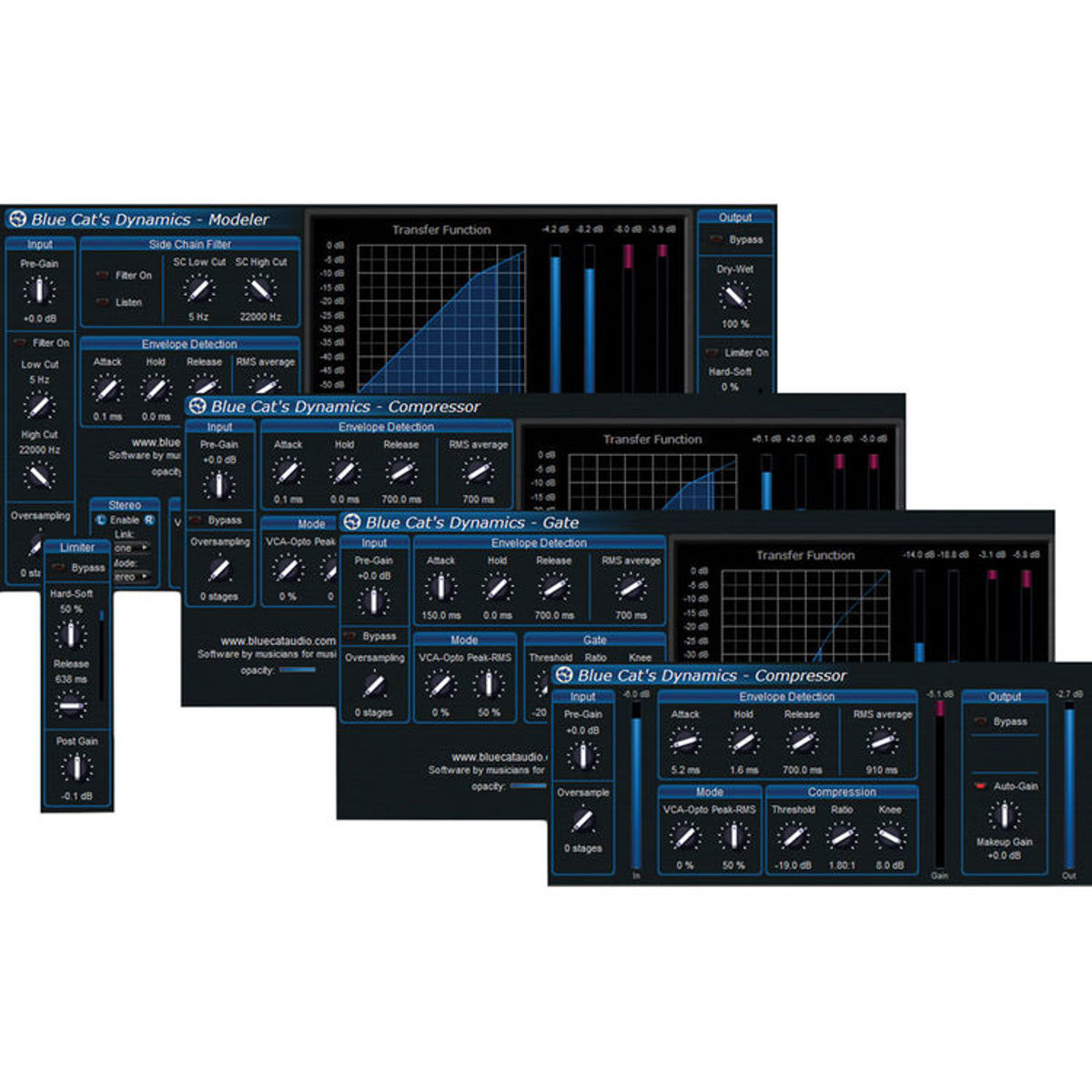 

Blue Cat Audio Dynamics All-In-One Processing Software Plug-In, Download