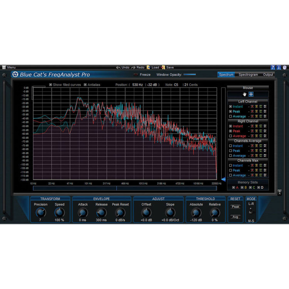 

Blue Cat Audio FreqAnalyst Pro Software Plug-In, Electronic Download