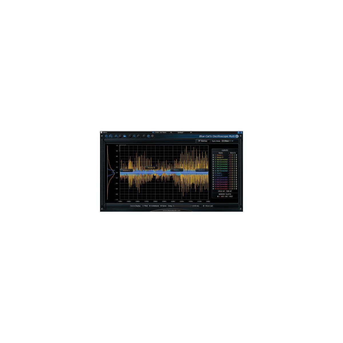 Image of Blue Cat Audio Oscilloscope Multi Plug-In Software Plug-In