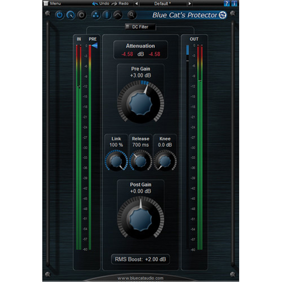 

Blue Cat Audio Protector Brickwall Limiter Software Plug-In, Electronic Download