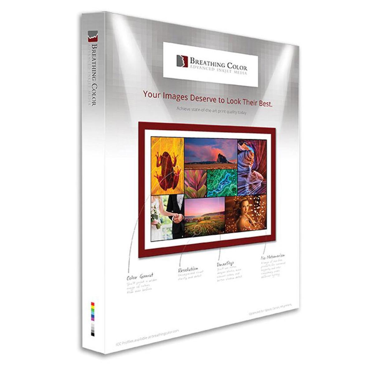

Breathing Color Pura Velvet Textured Matte Fine Art Paper (17x25"), 25 Sheets