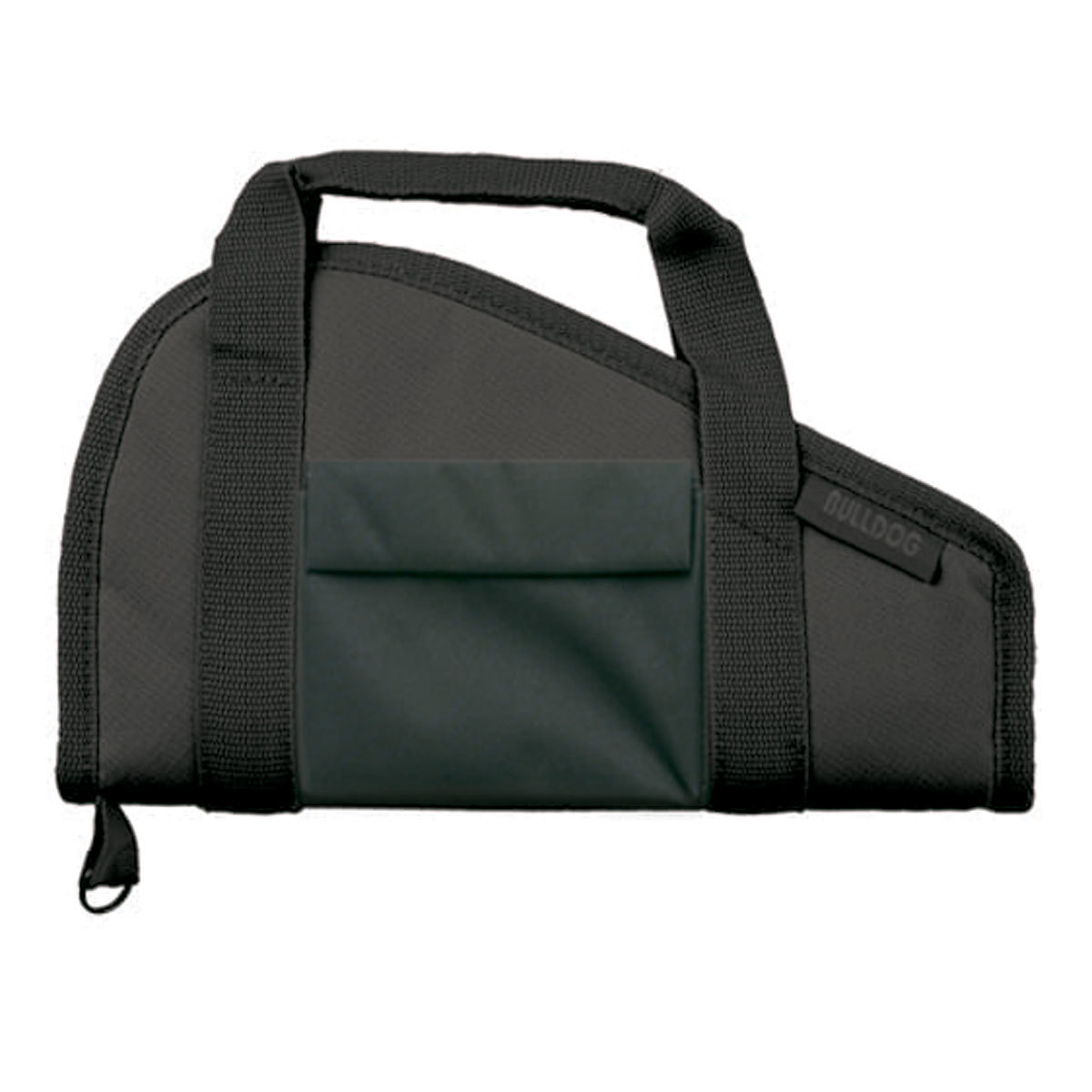 

Bulldog 12x6" Small Nylon Pistol Rug Case with Accessory Pocket, Black