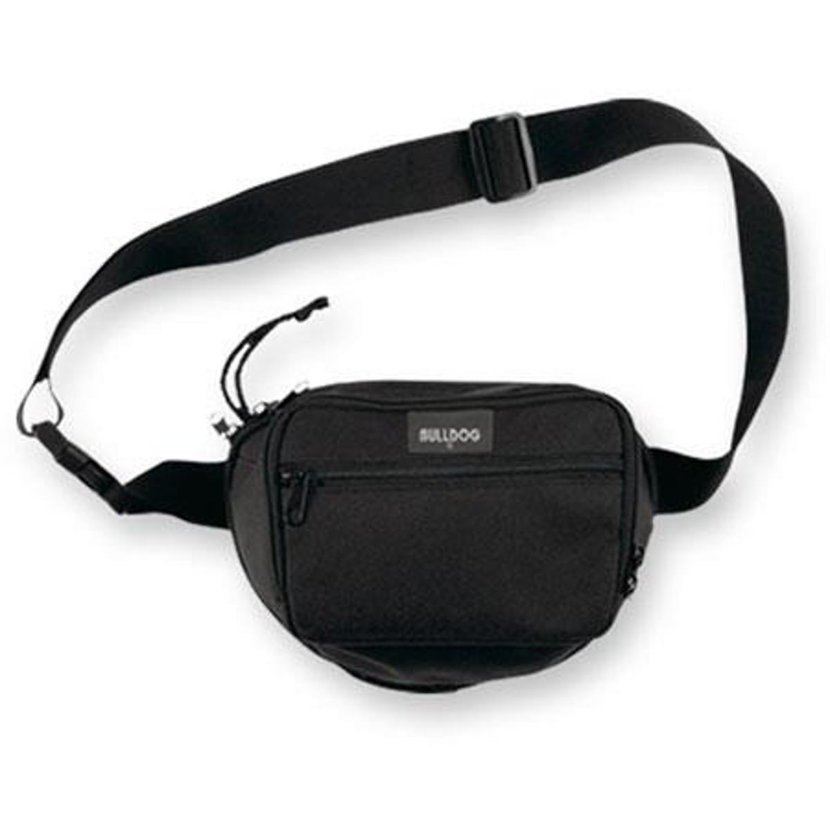 

Bulldog Ambidextrous Nylon Fanny Pack Holster, Fits 50" Waist, Medium, Black