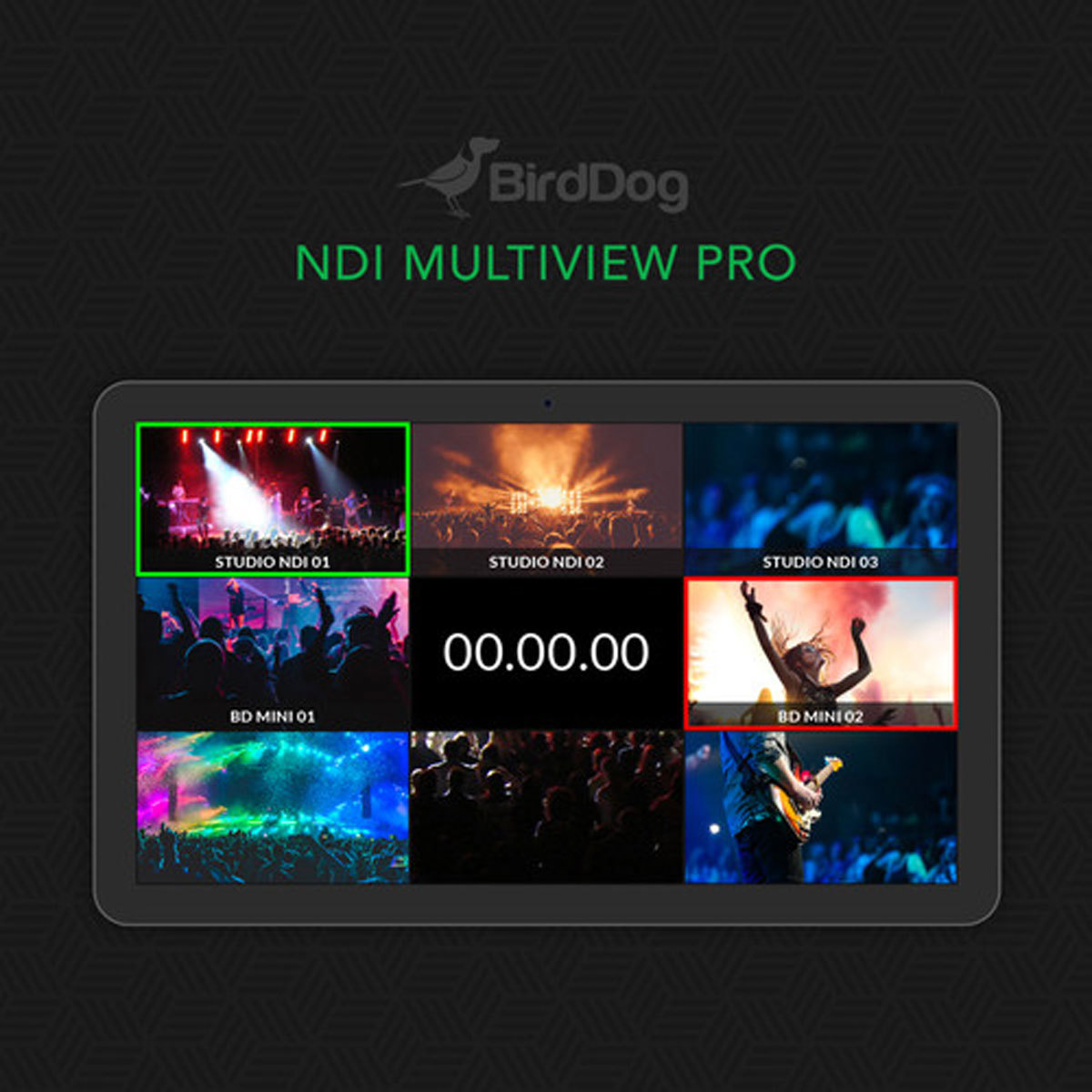 

BirdDog NDI Multiview Pro Software for Mac, 4x4 Outputs, Download