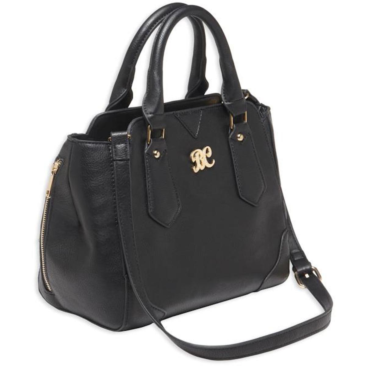 

Bulldog Satchel Style Purse with Holster, Black with Black Trim