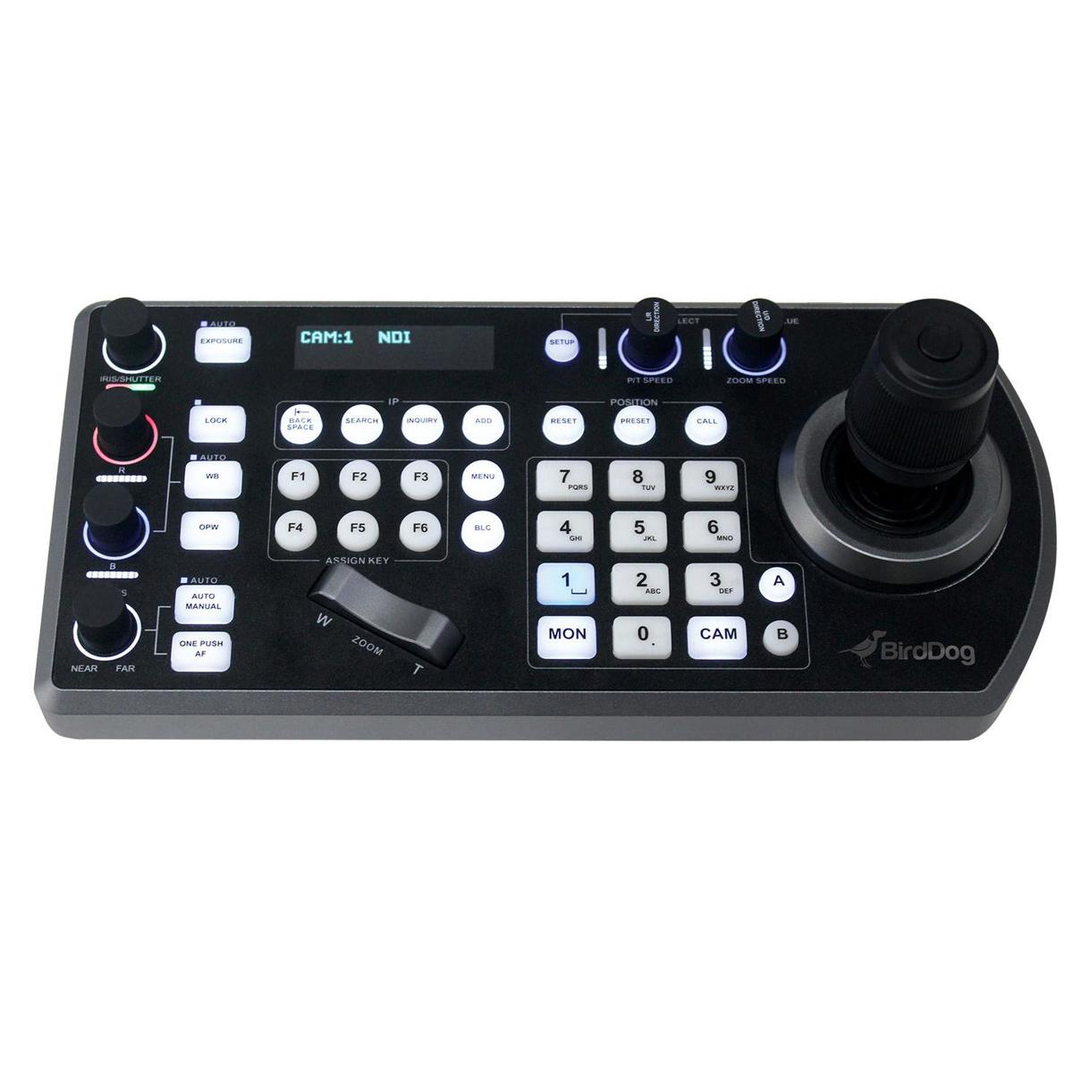 Photos - Camcorder Accessory BirdDog PTZ Keyboard Controller with NDI, VISCA, RS-232, RS422 BDPTZKEY 