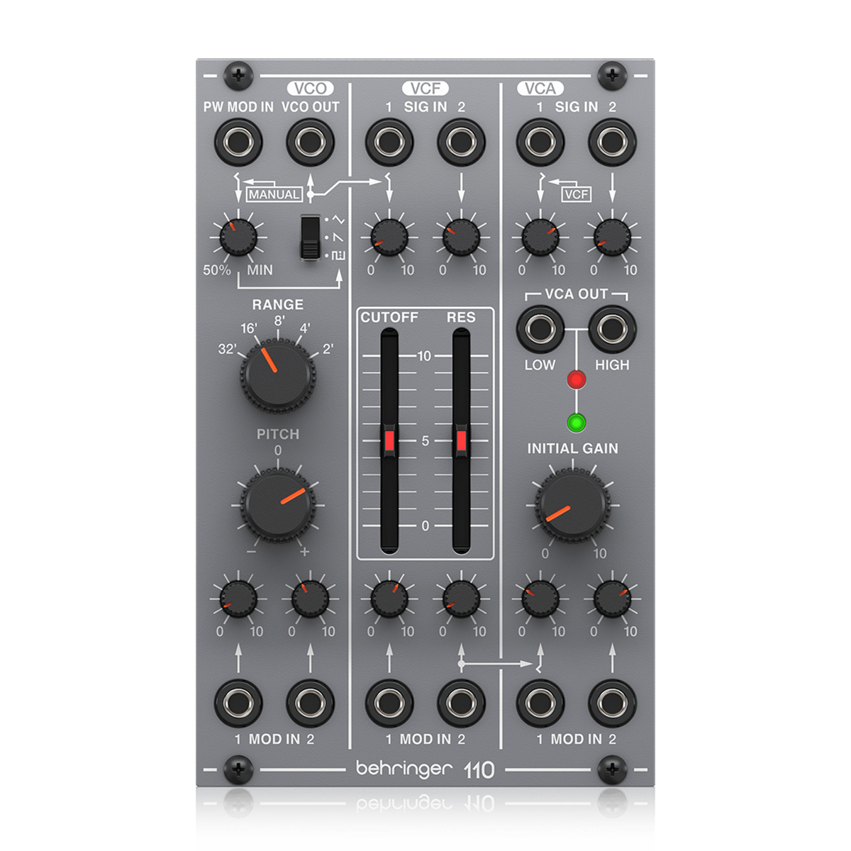 

Behringer 110 Legendary Analog VCO/VCF/VCA Module for Eurorack