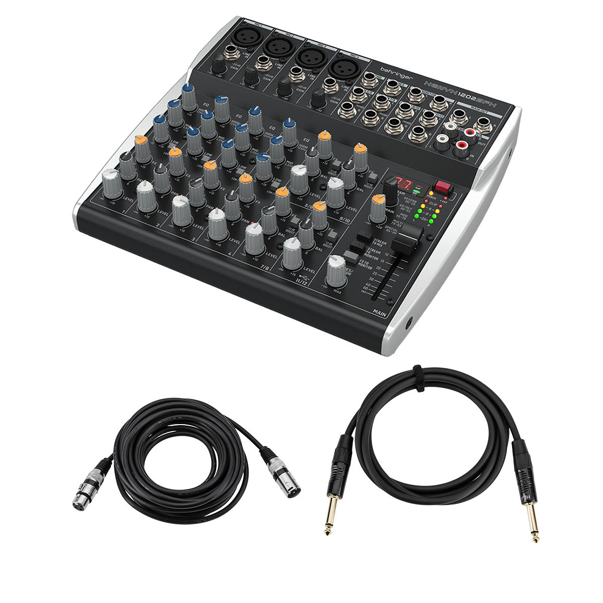 

Behringer XENYX 1202SFX Premium Analog 12-Input Mixer w/Instrument and Mic Cable