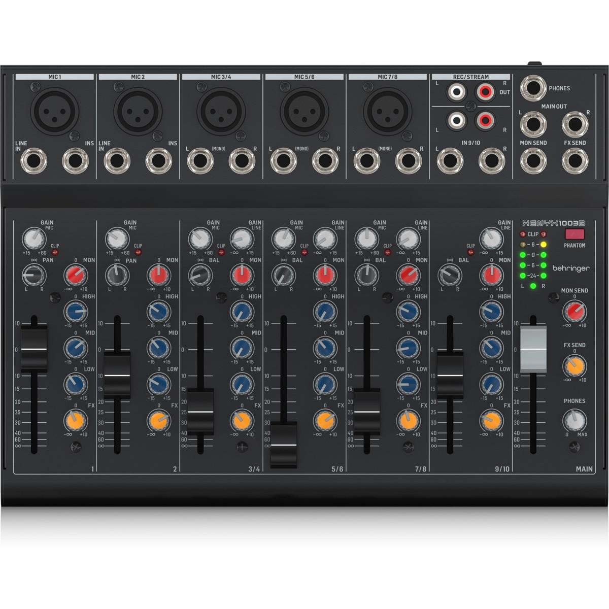 Photos - Mixing Desk Behringer XENYX 1003B Premium Analog Mixer with 5 Mic Preamps 0601-AHR86-U 