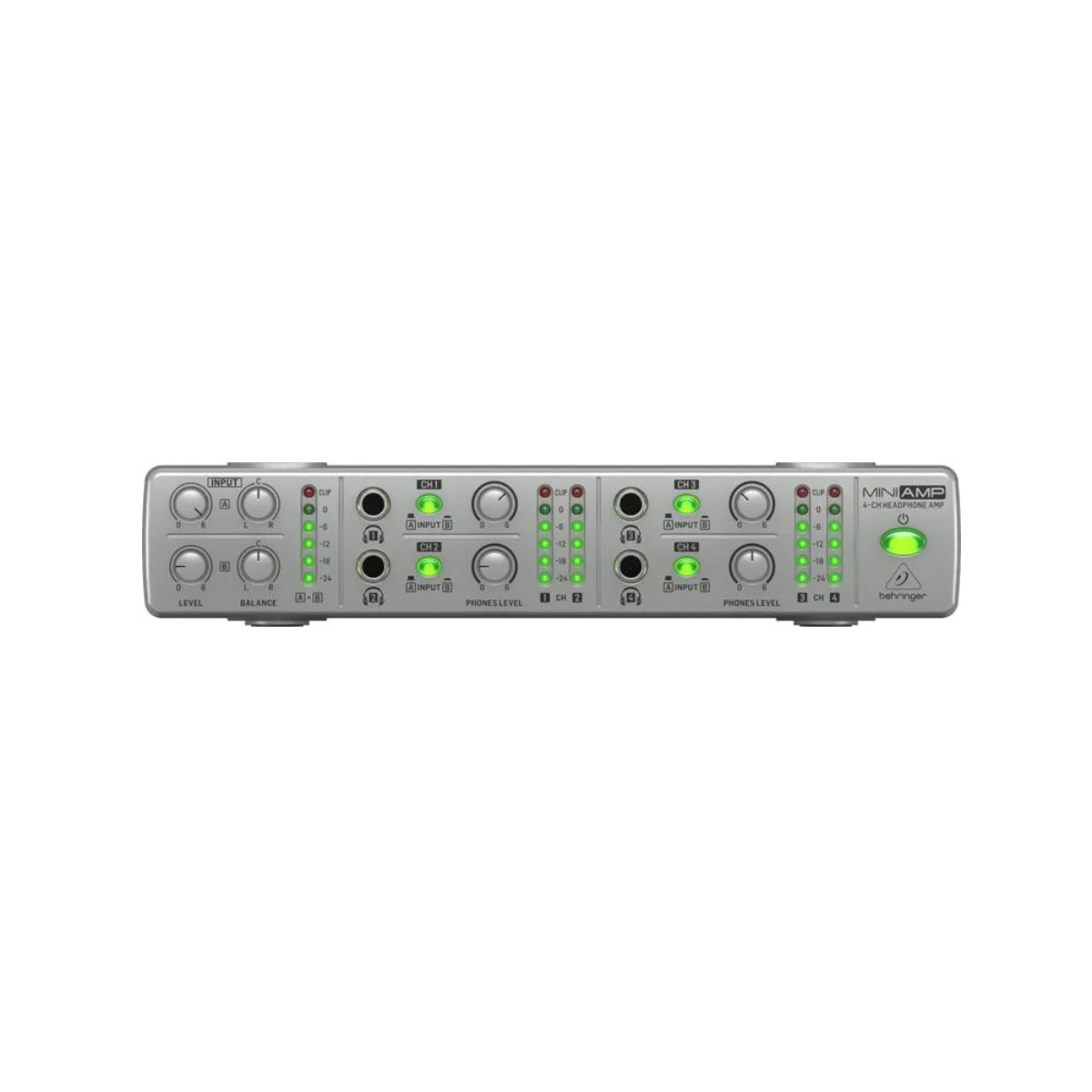 Behringer AMP800 - 4-канальный ультракомпактный стереоусилитель для наушников