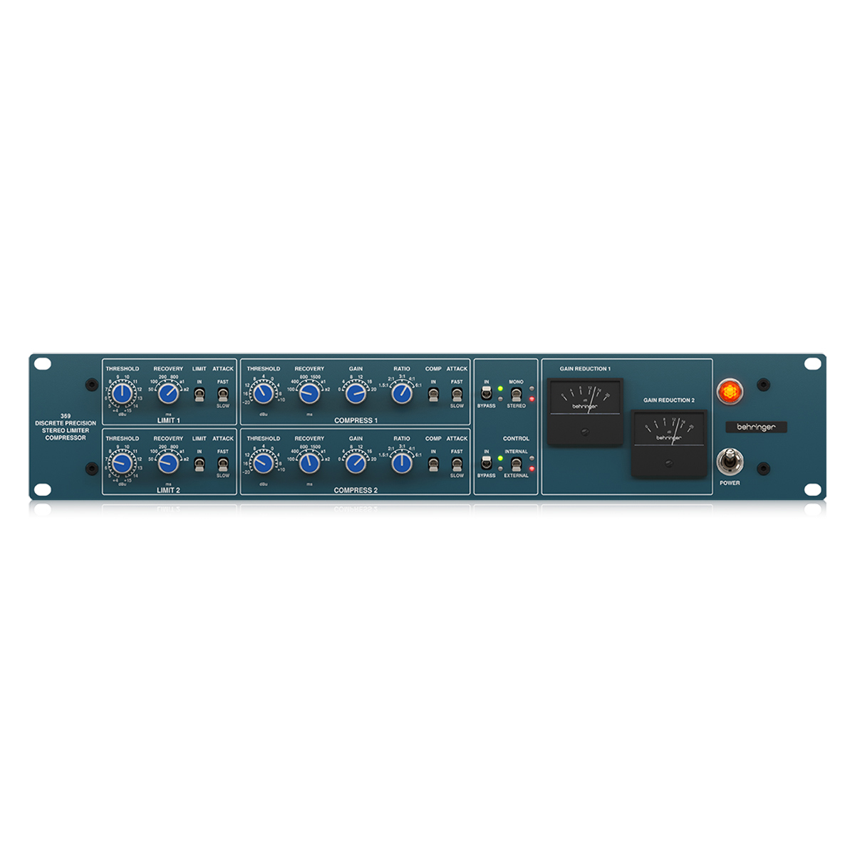 

Behringer 369 Classic 2-Channel Precision Stereo Compressor and Limiter