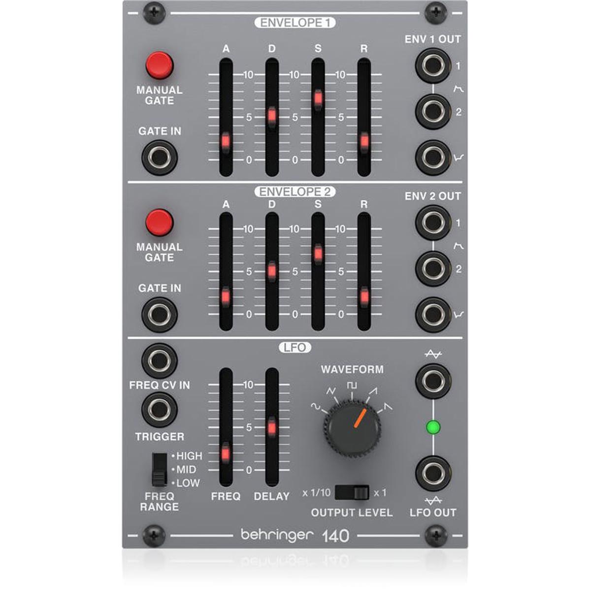 

Behringer 140 Legendary Analog Dual Envelope/LFO Module for Eurorack