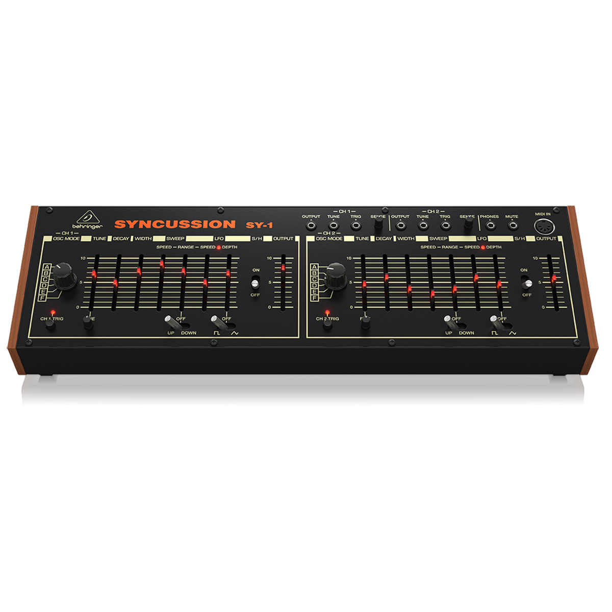 

Behringer SYNCUSSION SY-1 Classic Dual Analog Percussion Synthesizer