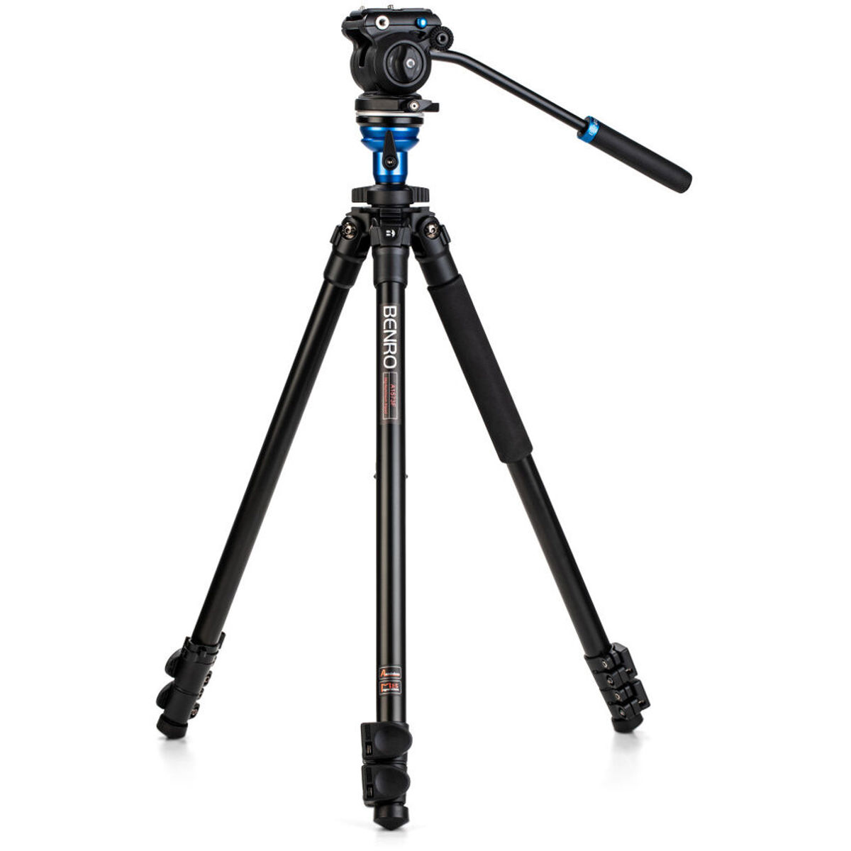 

Benro A1573F 3-Section Aluminum Tripod with S2PRO Flat Base Fluid Video Head