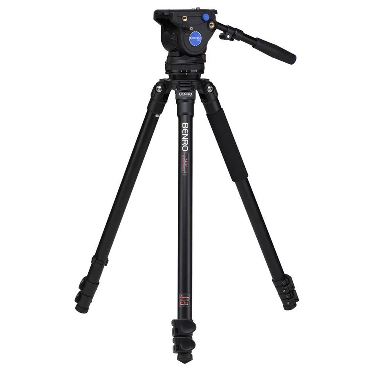 Photos - Tripod Benro A373F Series 3 3-Section Al Video  with BV4 Head & QR13 Vi 