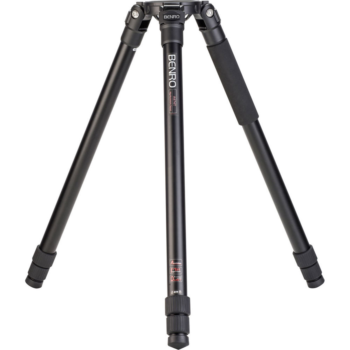 

Benro A474T 100mm Bowl 3-Section Single Tube Aluminum Video Tripod