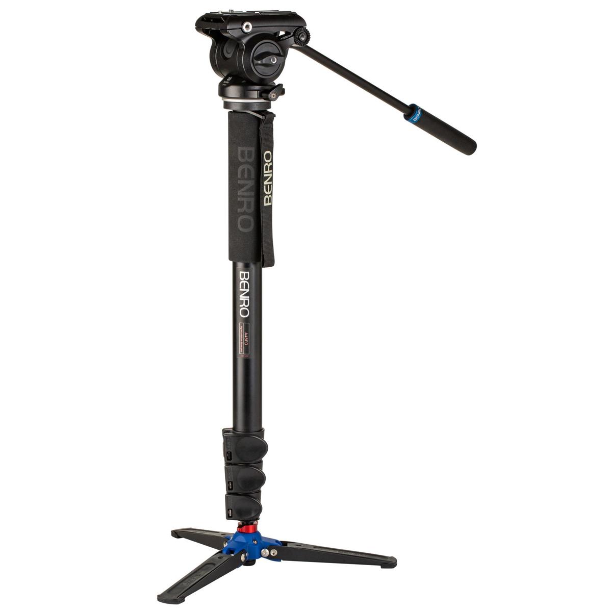 Benro A48FD Classic Video Monopod, S4 PRO Video Head, Payload 8.8 lbs