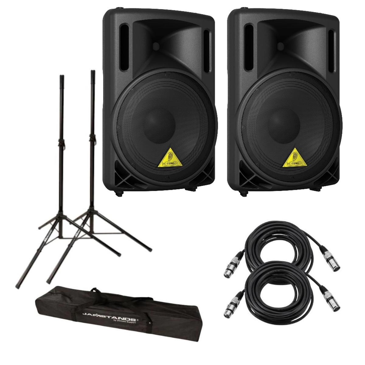 Image of Behringer Eurolive B212D 550W 2-Way PA Speaker System With Accessory Bundle