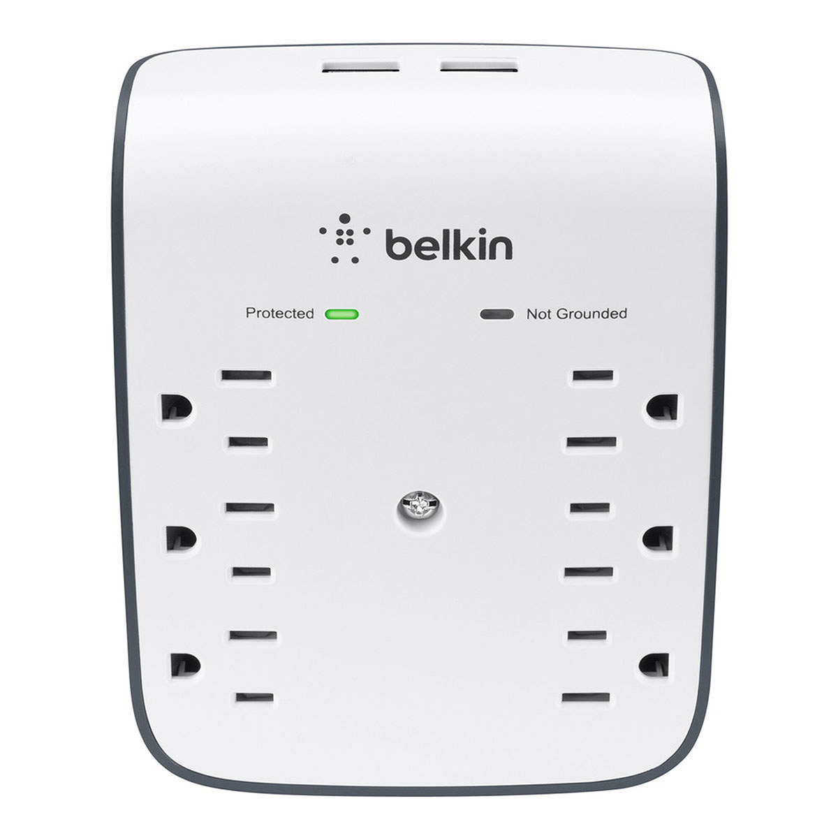 

Belkin SurgePlus 6-Outlet Wall Mount Surge Protector, 10W Combined
